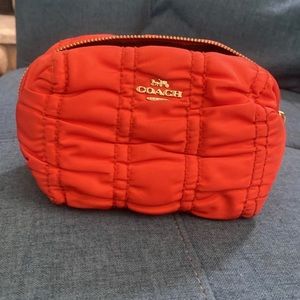 Coach Cosmetic Case With Ruching